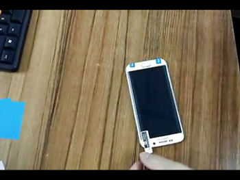 S6 edge全屏手机保护膜视频教程