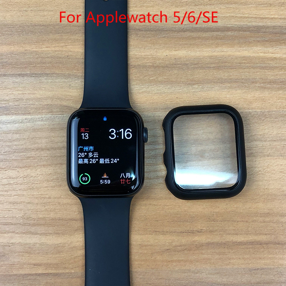 适用于AppleWatch5/6/SE壳膜一体保护套贴膜教程