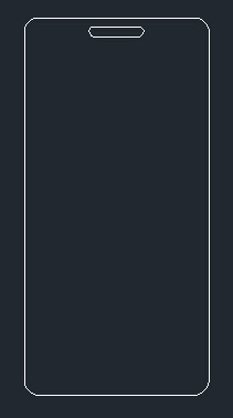 小米4S手机钢化膜工程图