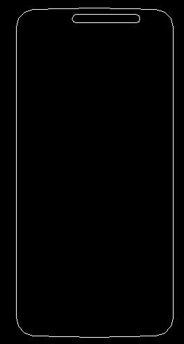 MOTO M 钢化膜工程图
