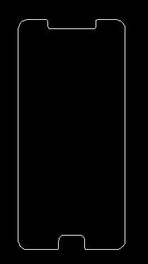 OPPO r9s plus钢化膜工程图
