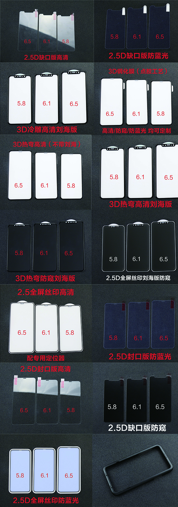 2018新款iPhone 钢化玻璃膜